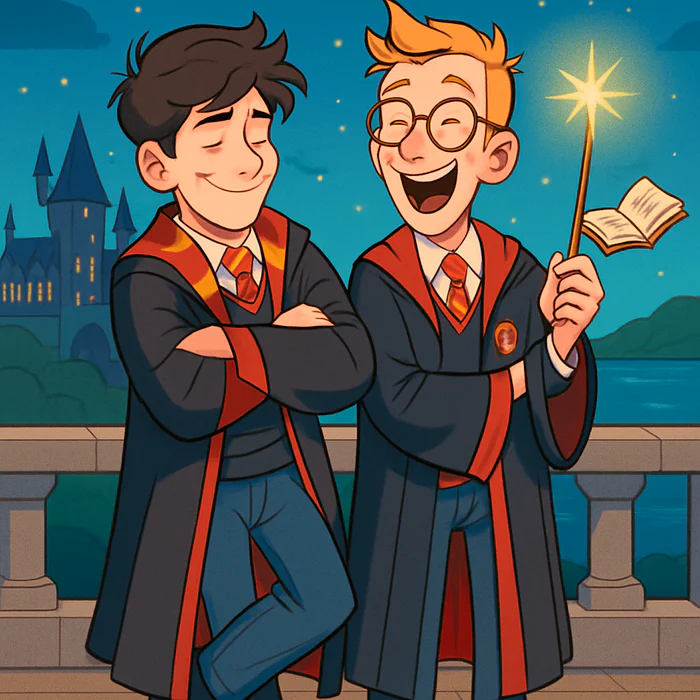 Example of Harry Potter style transformation